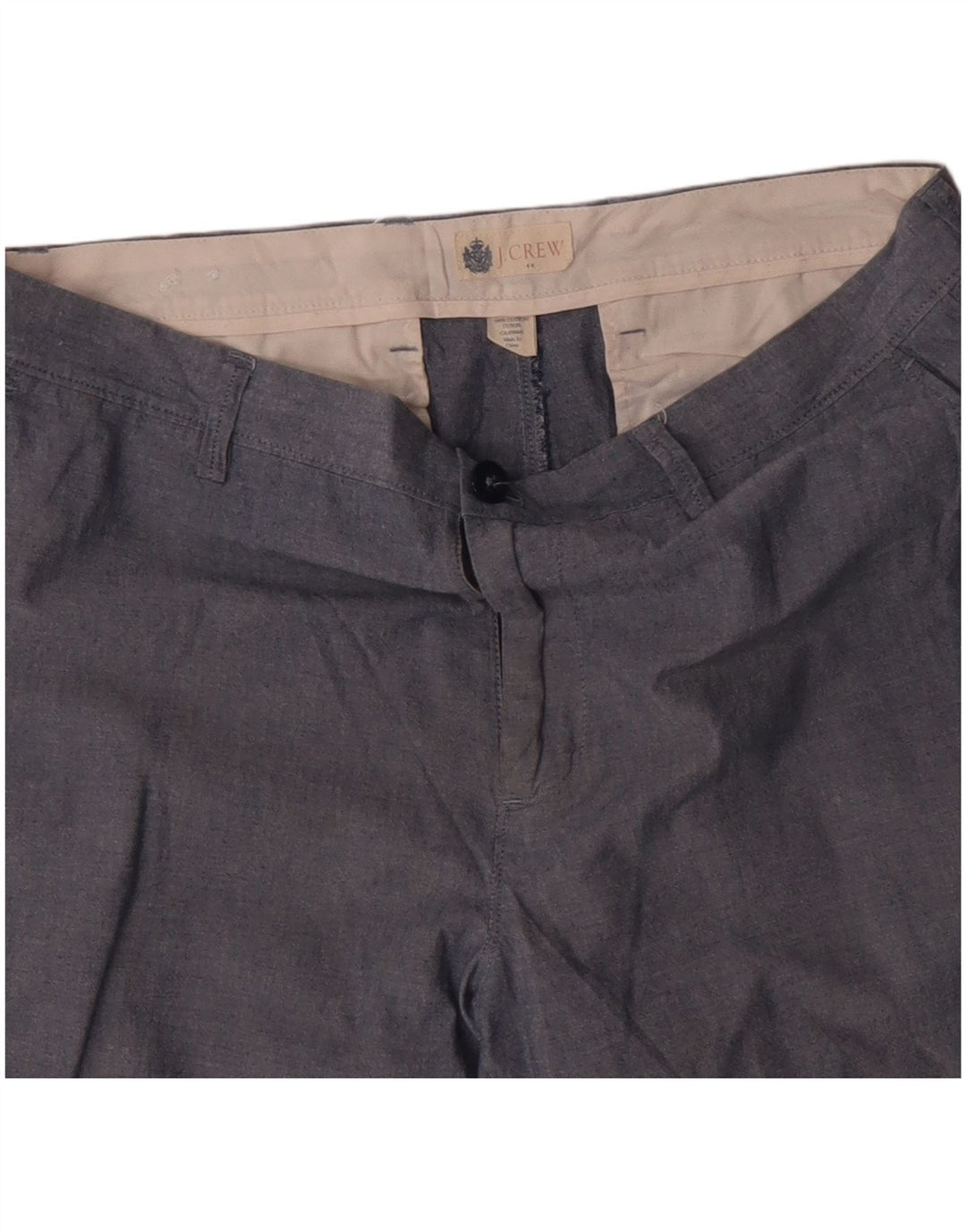 Pantaloncini chino da uomo J. CREW W33 cotone blu medio