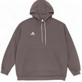 Felpa con cappuccio da uomo Adidas 2XL in cotone grigio