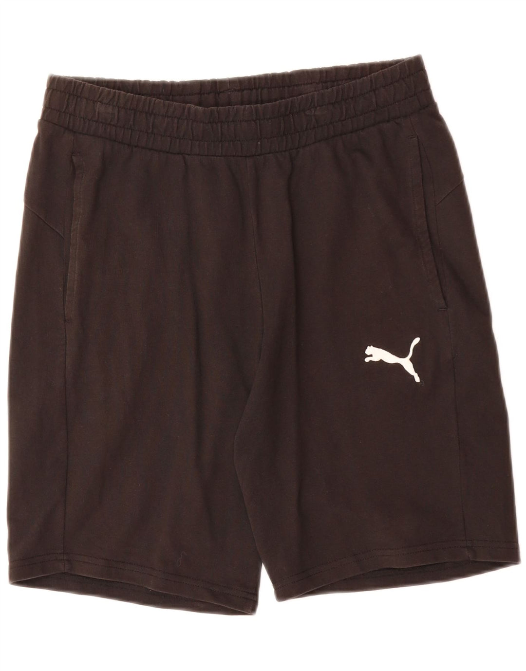 PUMA Mens Sport Shorts Medium Black Cotton Vintage Puma and Second-Hand Puma from Messina Hembry 