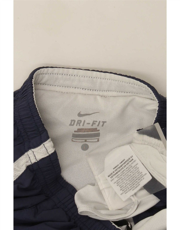 Pantaloncini sportivi Nike Dri Fit da uomo, grandi, in poliestere color block blu navy