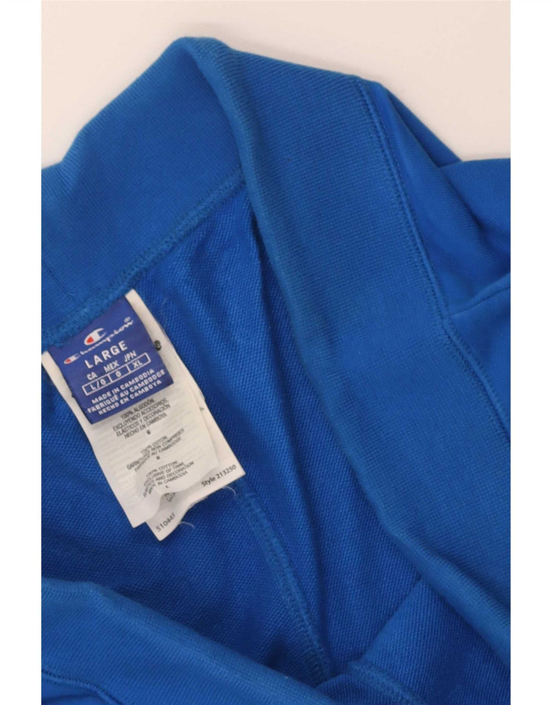 Pantaloncini sportivi grafici da uomo Champion grandi in cotone blu