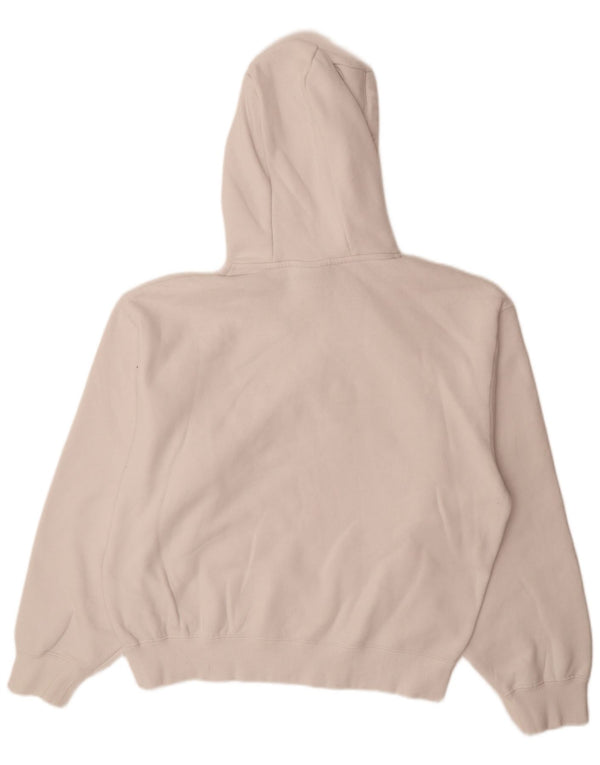 Maglione oversize con cappuccio da donna Ellesse UK 14 grande cotone bianco