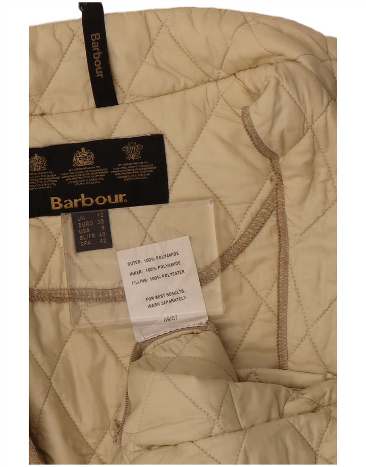 Giacca trapuntata da donna Barbour UK 12 Poliammide beige medio