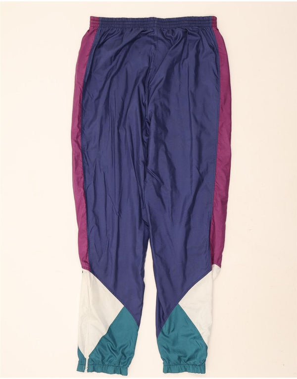 Pantaloni da tuta da uomo LEOPARD Joggers UK 42/44 Large Blu Navy