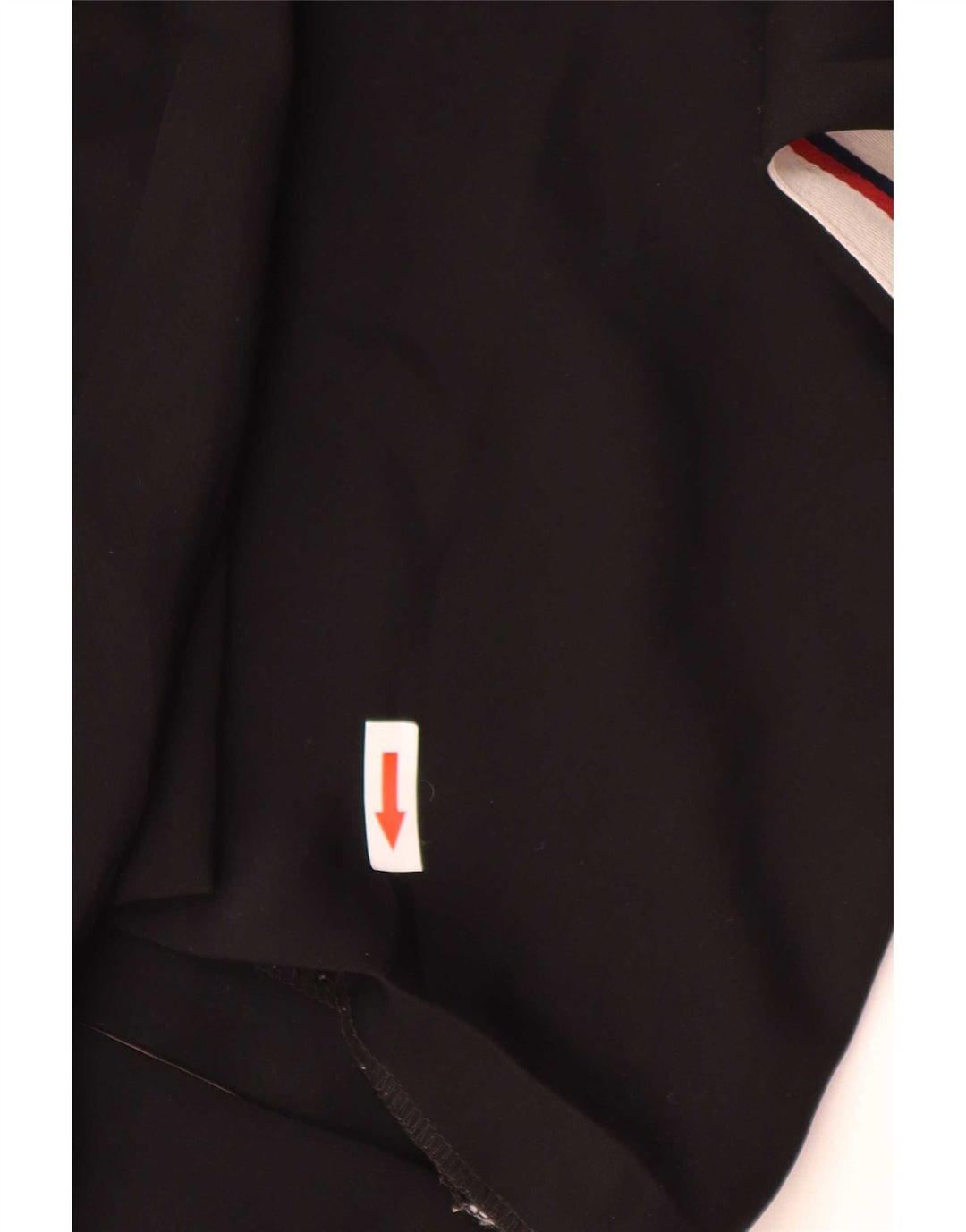 Pantaloni Zara da donna a gamba larga piccoli W26 L30 poliestere color block nero