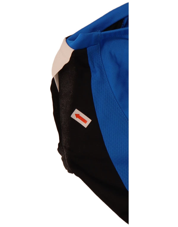 Maglia Puma da uomo a maniche lunghe piccola blu in poliestere color block