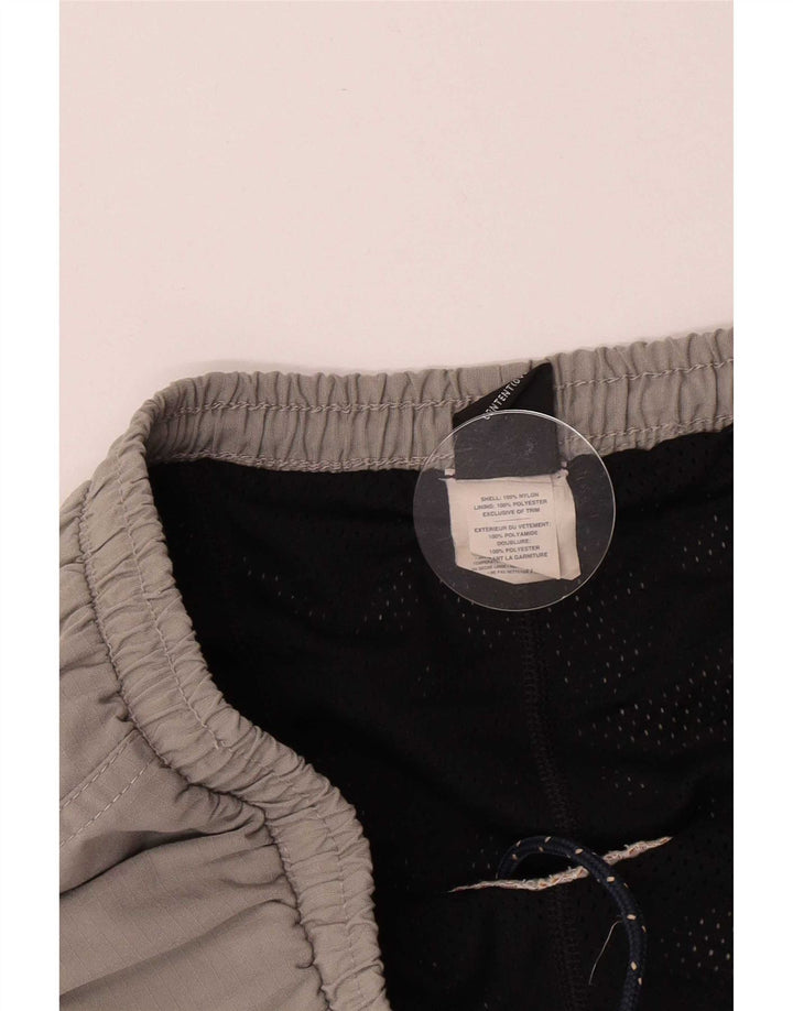 Pantaloncini sportivi da uomo Patagonia in nylon grigio medio
