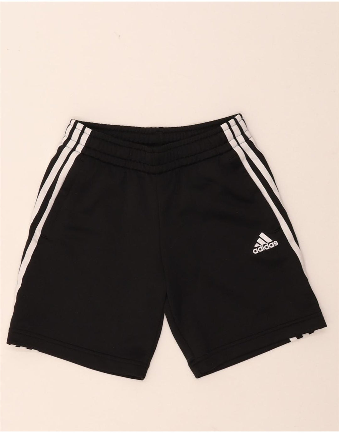 Pantaloncini sportivi ADIDAS Aeroready da bambino 9-10 anni in poliestere nero