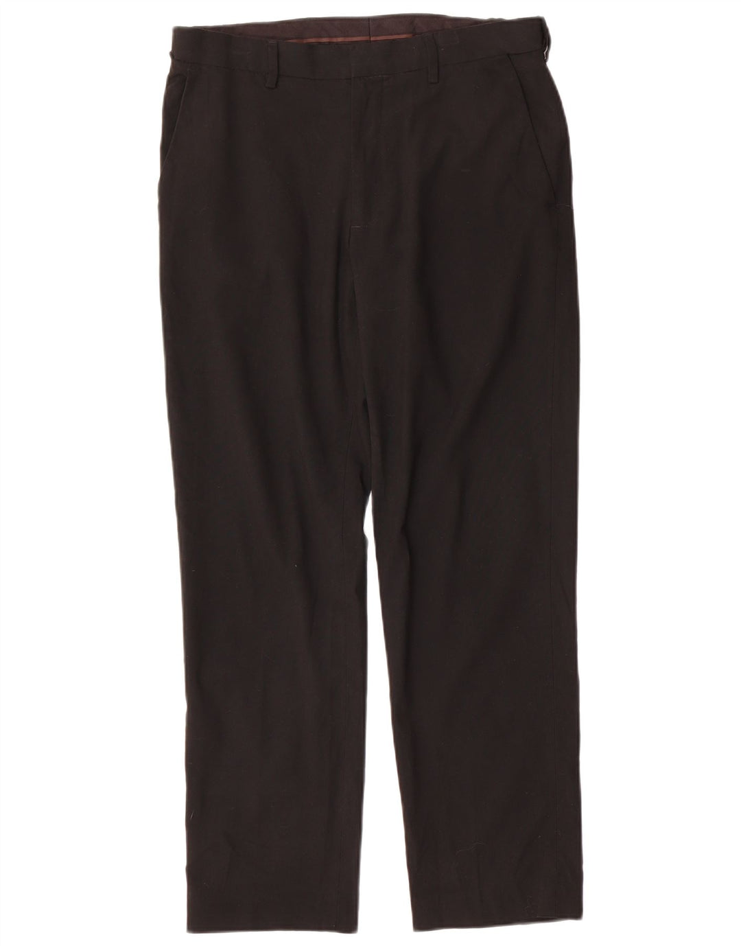 Pantaloni chino dritti vestibilità regolare da uomo Marks & Spencer W32 L29 neri