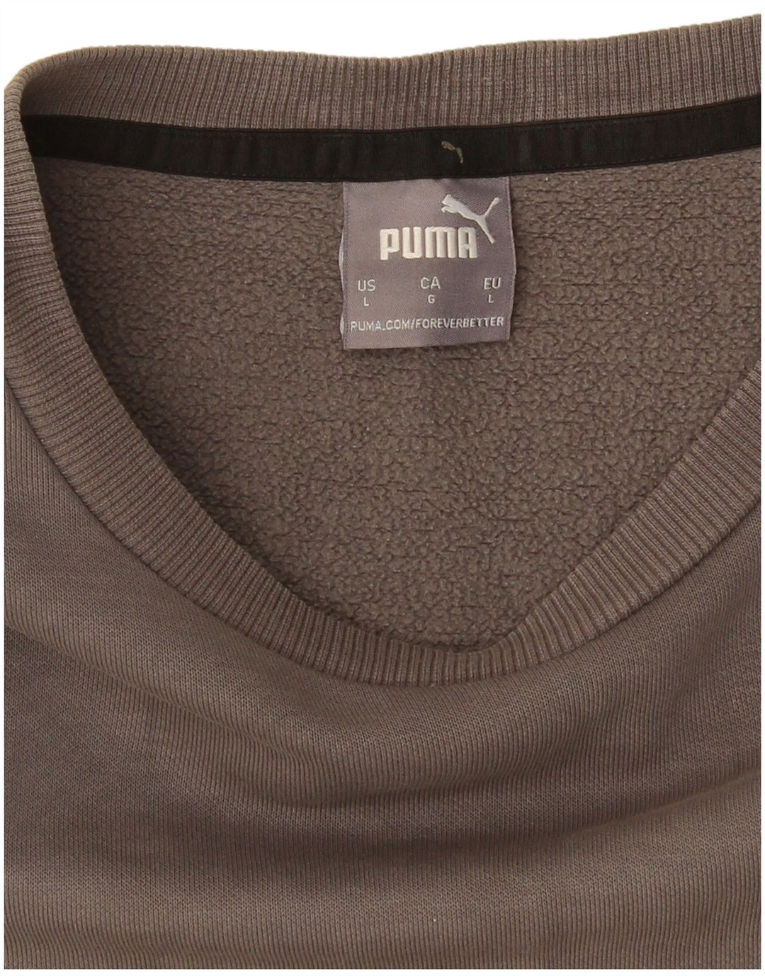 Felpa da uomo Puma Maglione grande grigio