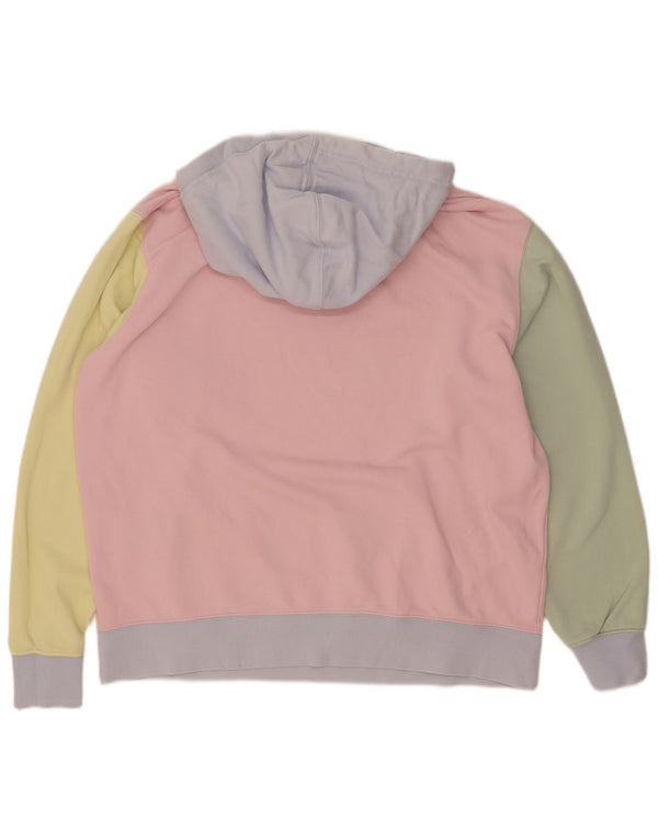Felpa con cappuccio oversize da donna Nike UK 14 colorblock medio multicolore