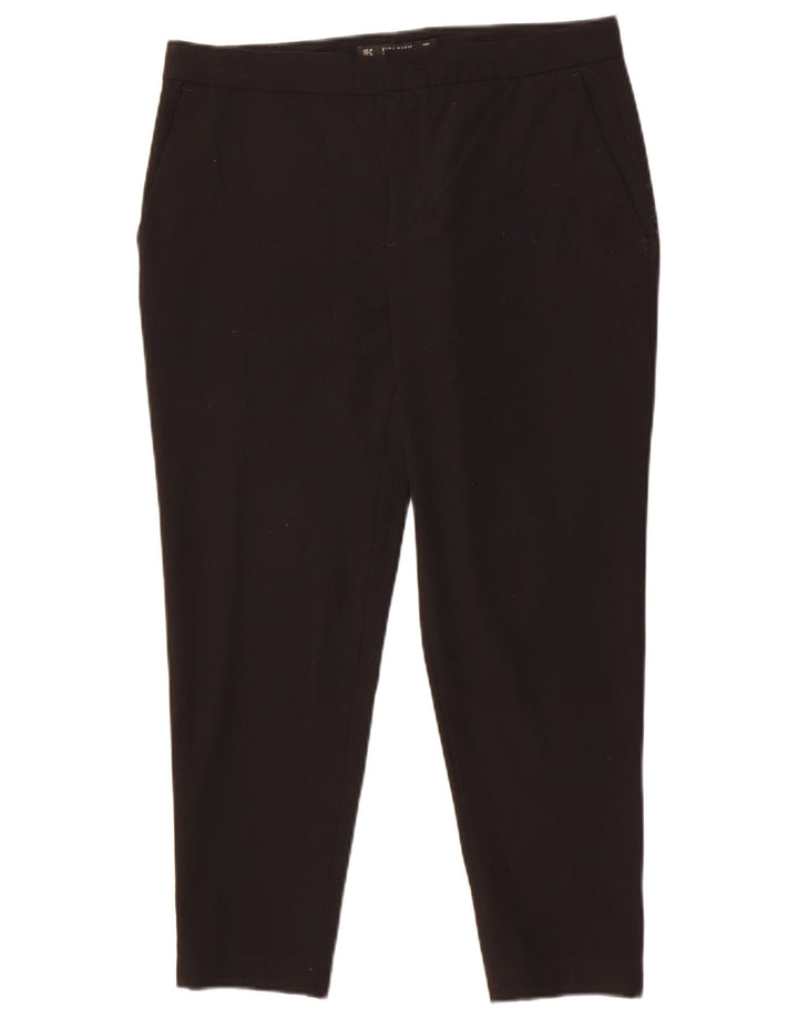 Pantaloni cropped Zara da donna EU 40 medi W32 L25 neri