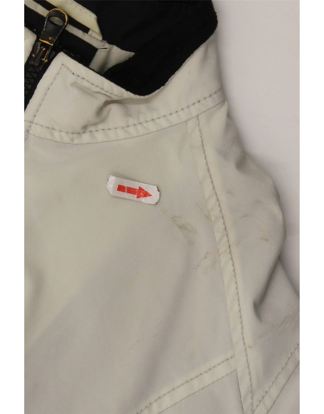 Giacca antipioggia da donna Refrigiwear UK 14 Large bianca in poliammide