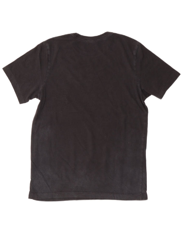 T-shirt grafica da uomo NIKE Top in cotone nero medio