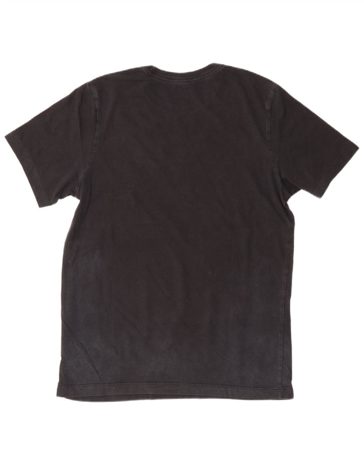 T-shirt grafica da uomo NIKE Top in cotone nero medio