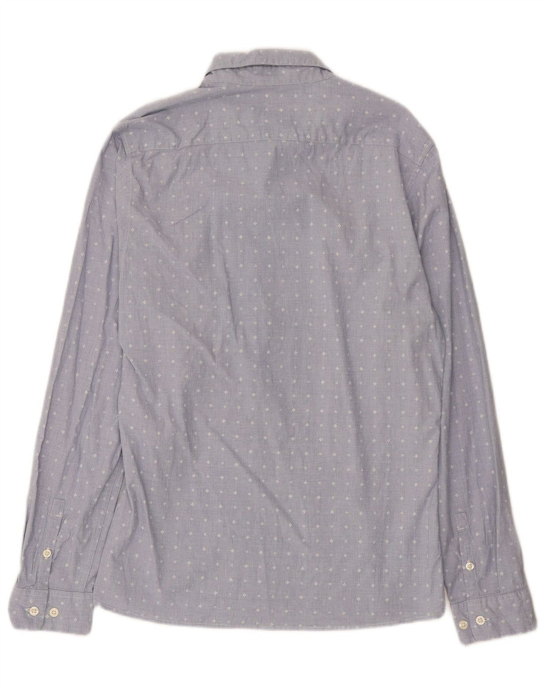 Camicia Lee da uomo slim fit in cotone geometrico blu medio