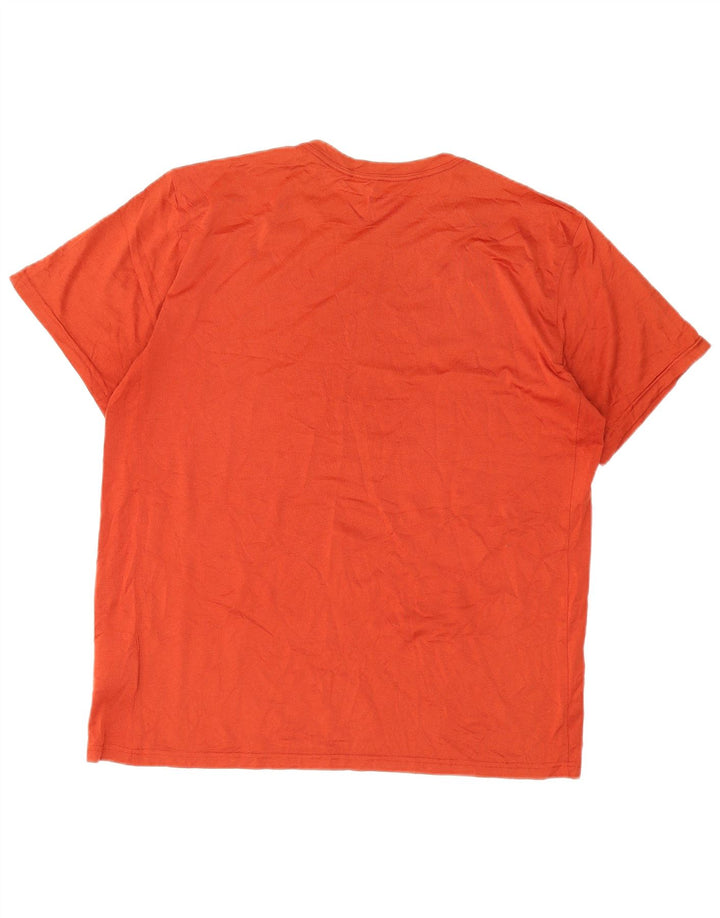 T-shirt NIKE da uomo Dri Fit Top XL arancione poliestere