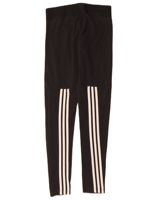 Leggings da donna ADIDAS UK 8/10 piccolo cotone nero