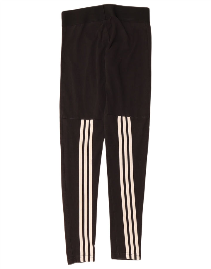 Leggings da donna ADIDAS UK 8/10 piccolo cotone nero