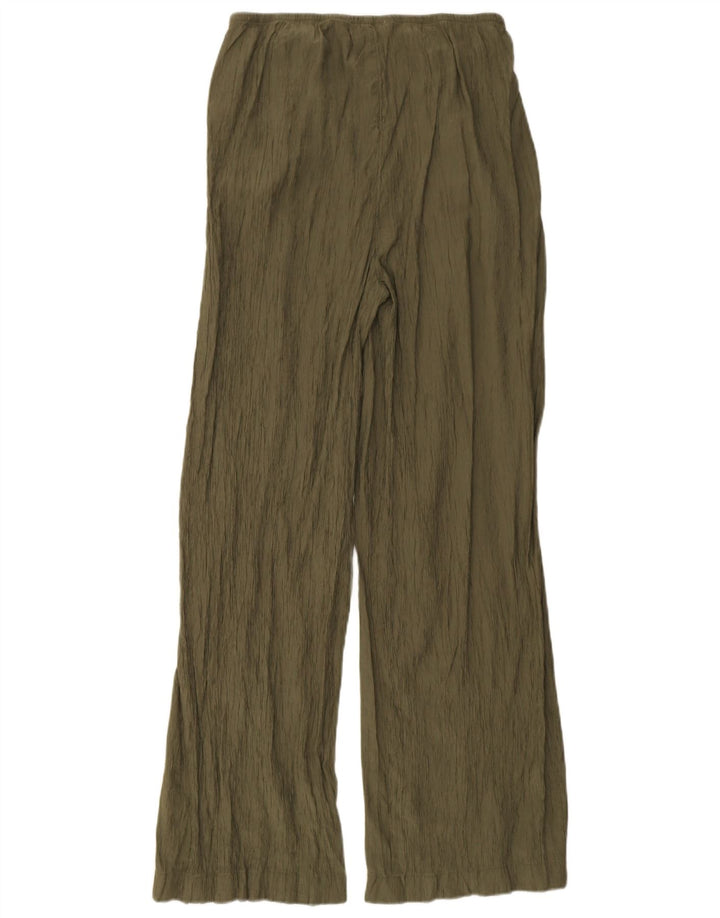 Pantaloni chino lunghi da donna Marks & Spencer UK 12 Medium W32 L31 Cachi