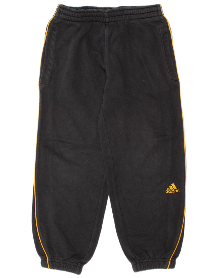 Pantaloni della tuta da ragazzo ADIDAS Joggers 7-8 anni in cotone grigio