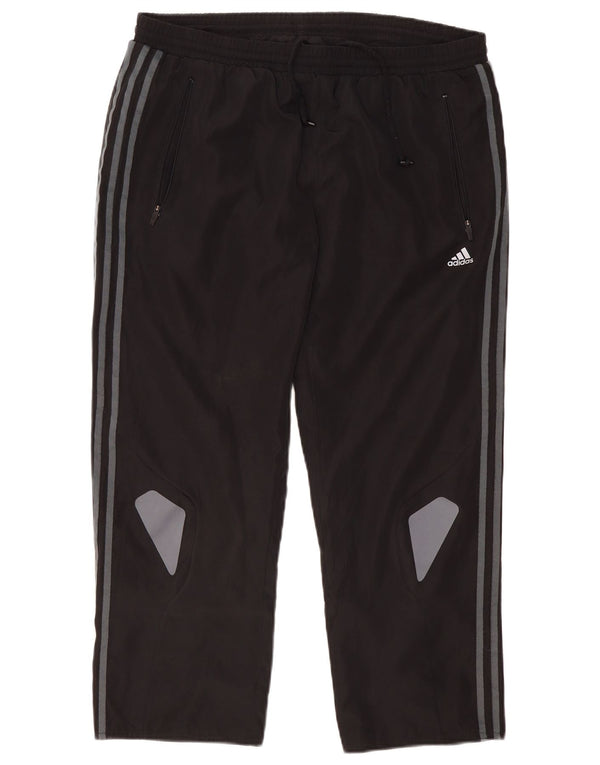 Pantaloni da tuta Adidas Climacool Crop da donna UK 16 Large neri