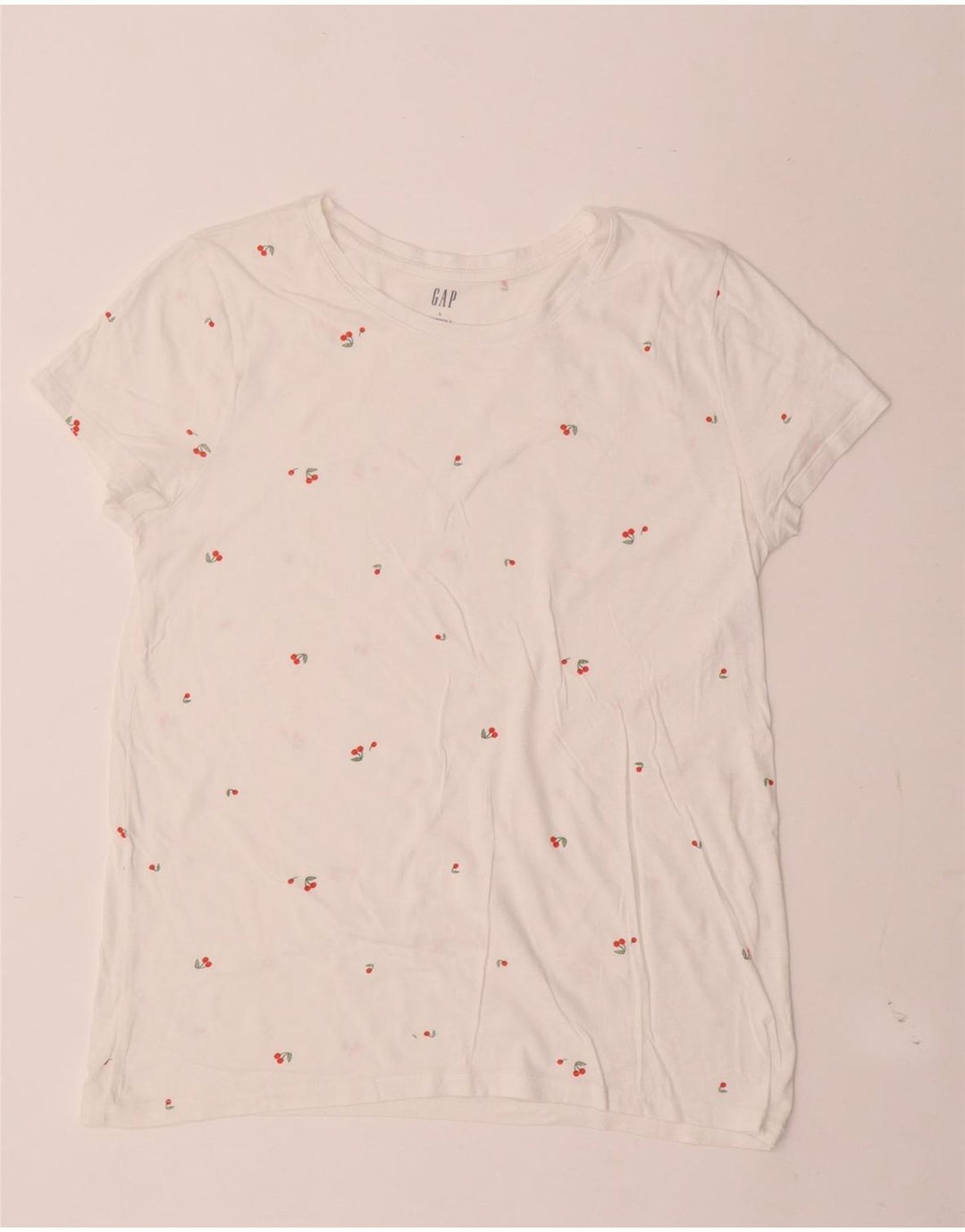 Gap T-shirt da donna Top UK 14 Large White Spotted