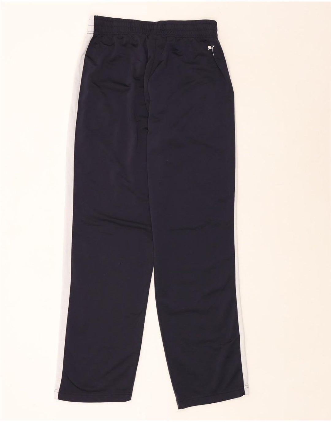 Pantaloni da tuta da uomo PUMA grandi in poliestere color block blu navy