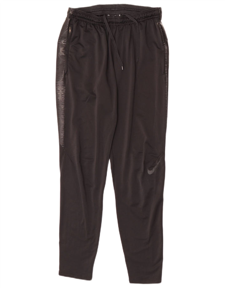 Pantaloni da tuta grafica Nike Dri Fit da uomo, piccoli, in poliestere nero