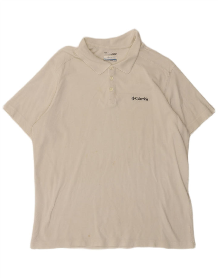 Polo Columbia da uomo XL bianca