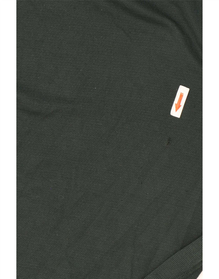 Patagonia Top da uomo a maniche lunghe in poliestere verde medio