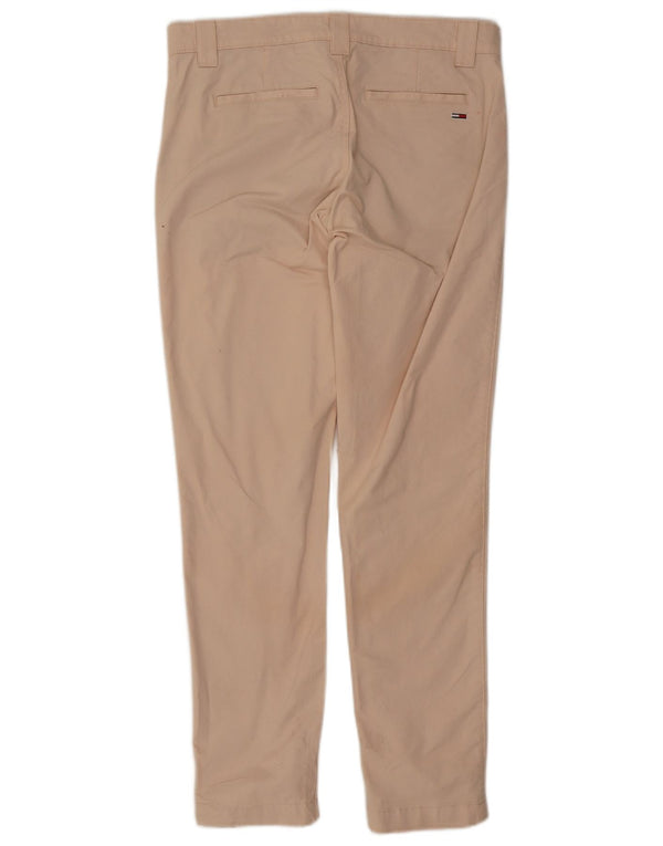 Pantaloni chino slim Scanton da donna Tommy Hilfiger W33 L32 cotone beige