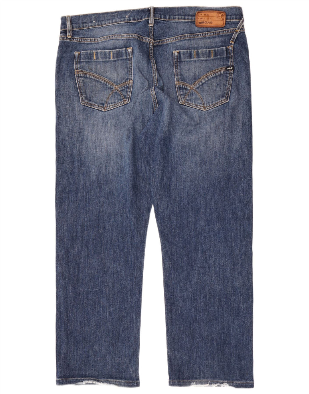Jeans dritti da uomo Memphis Gas W40 L28 cotone blu