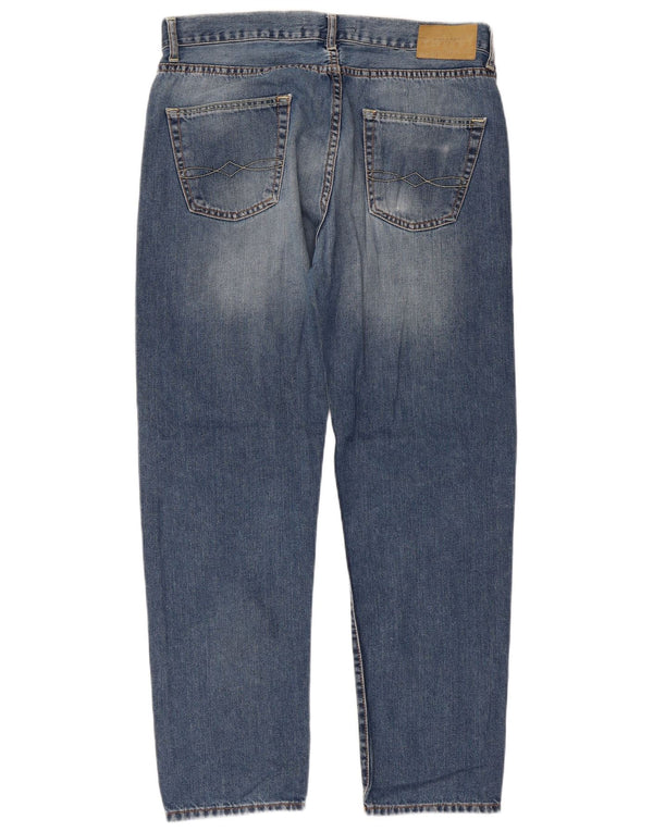 Jeans dritti da uomo Zara EU 44 Large W34 L29 Blu