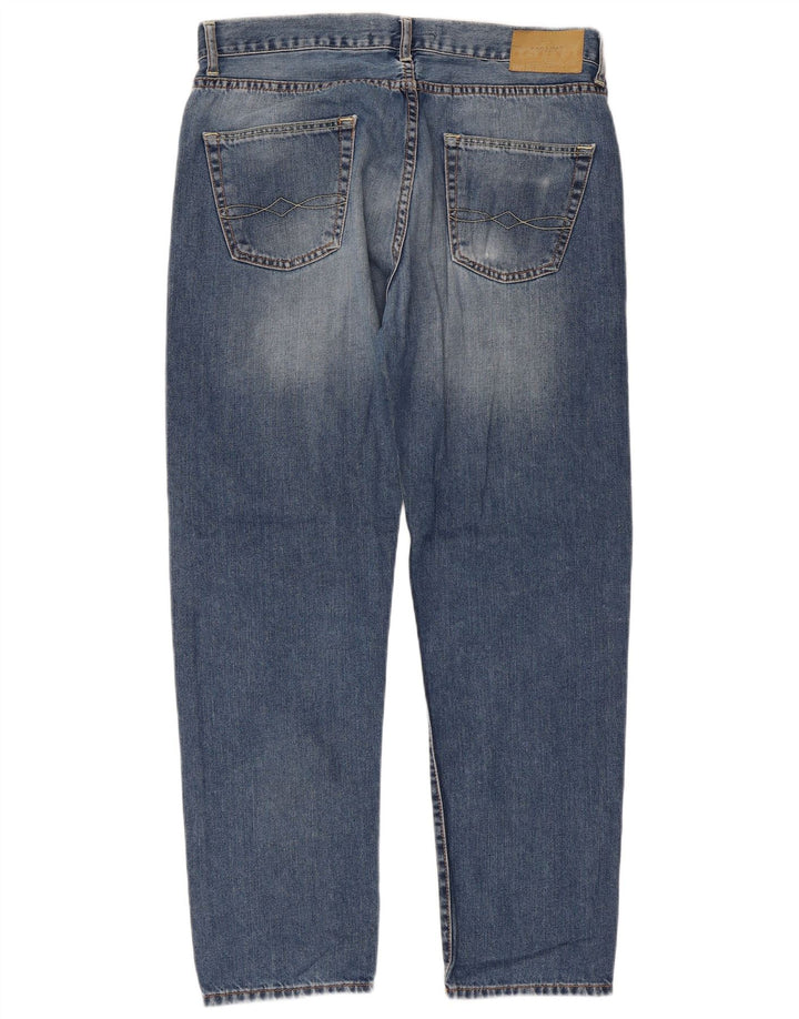 Jeans dritti da uomo Zara EU 44 Large W34 L29 Blu