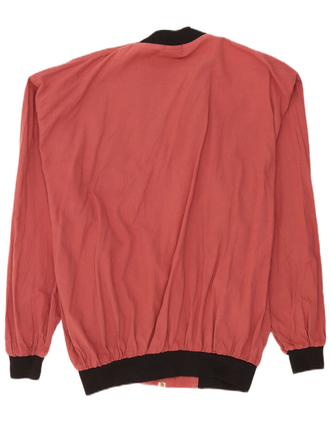Giubbotto bomber vintage da uomo vestibilità ampia IT 48/50 cotone rosso medio