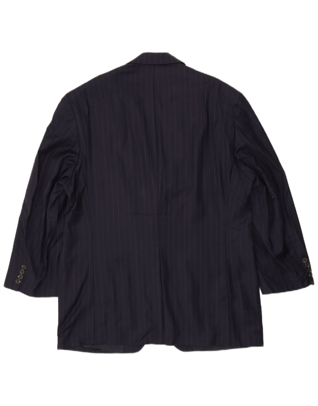 Giacca blazer da uomo Chaps Ralph Lauren UK 46 2XL Gessato blu navy