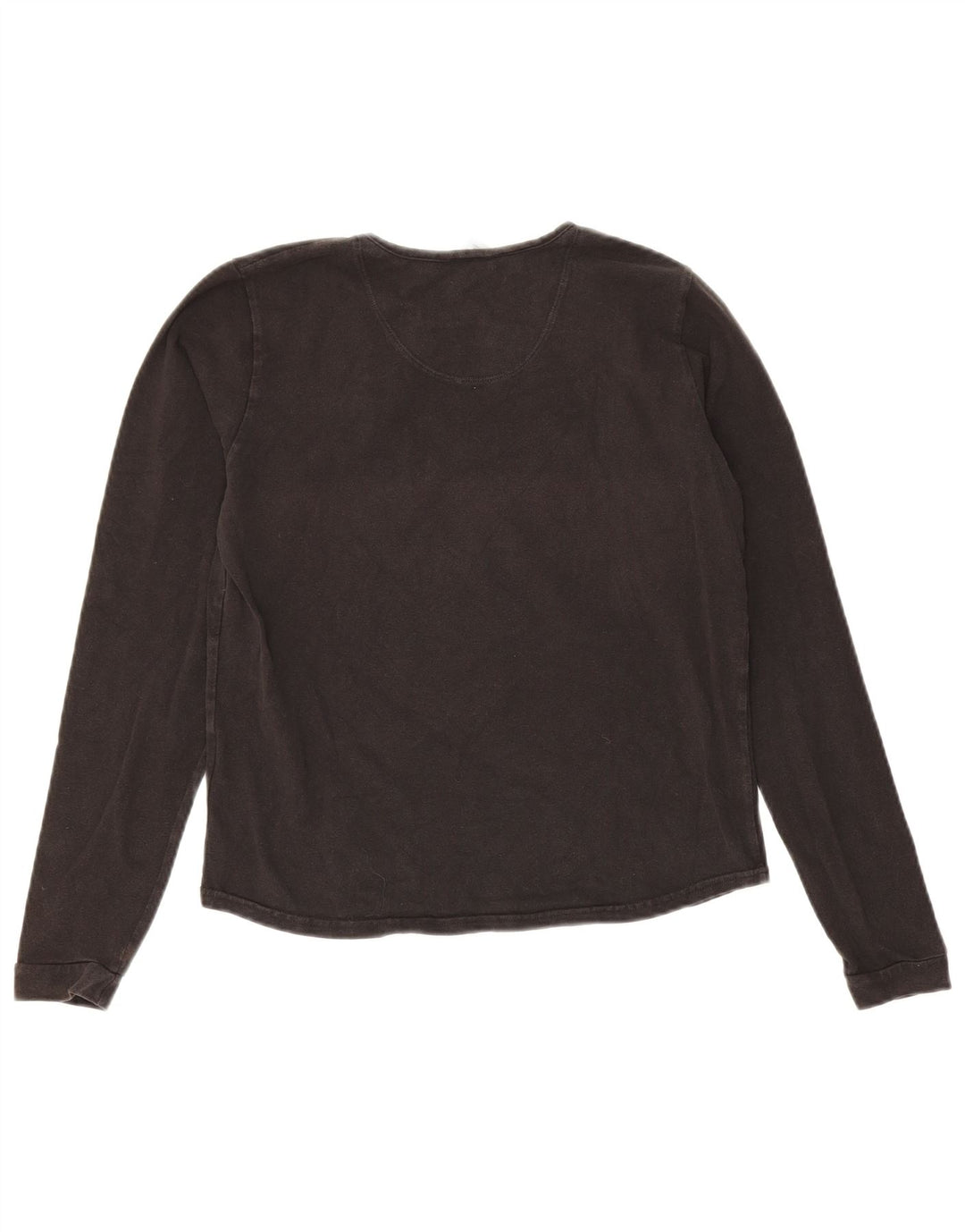 Top Nike da donna a manica lunga US 4/6 Small in cotone nero