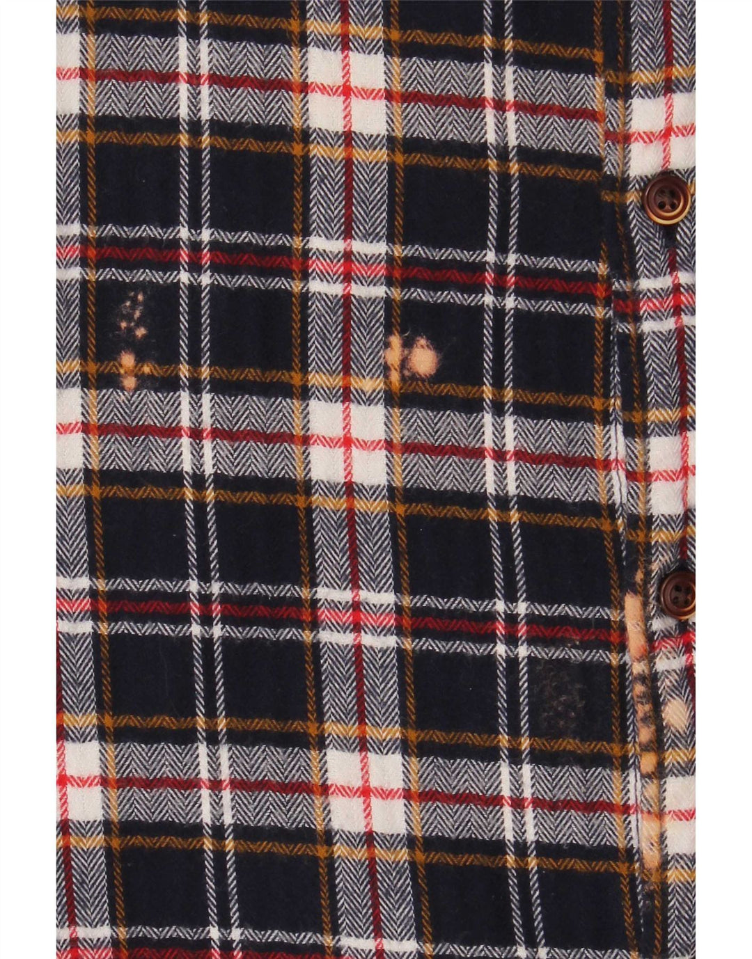 Camicia da uomo in flanella vestibilità regolare Superdry XL in cotone a quadri blu navy