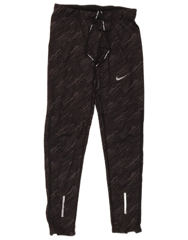 Leggings Nike Dri Fit da donna, grandi, in poliestere tie-dye nero
