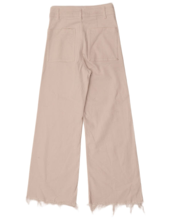 Jeans Zara da donna a gamba larga a vita alta The Marine EU 36 XS W26 L28 Bianco