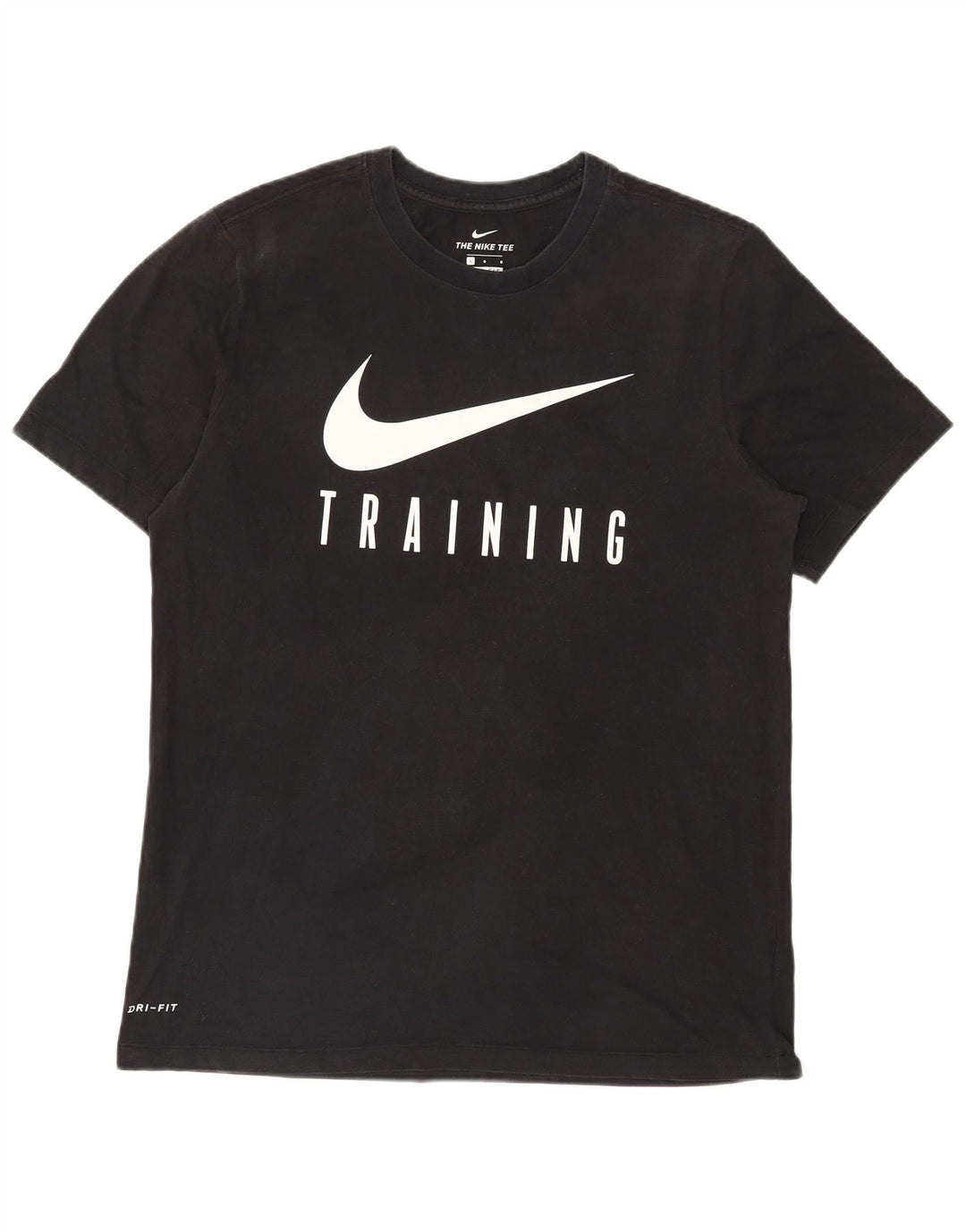 T-shirt grafica Nike Dri Fit da uomo, taglia grande, nera