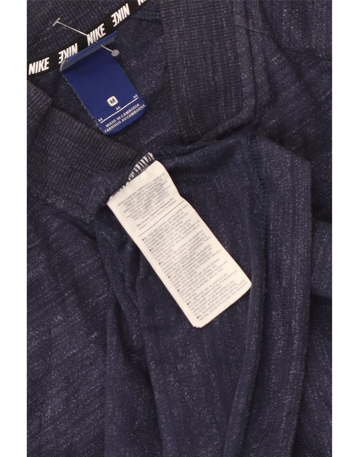 Giacca da ginnastica da uomo Nike, giacca media, in cotone chiazzato blu navy