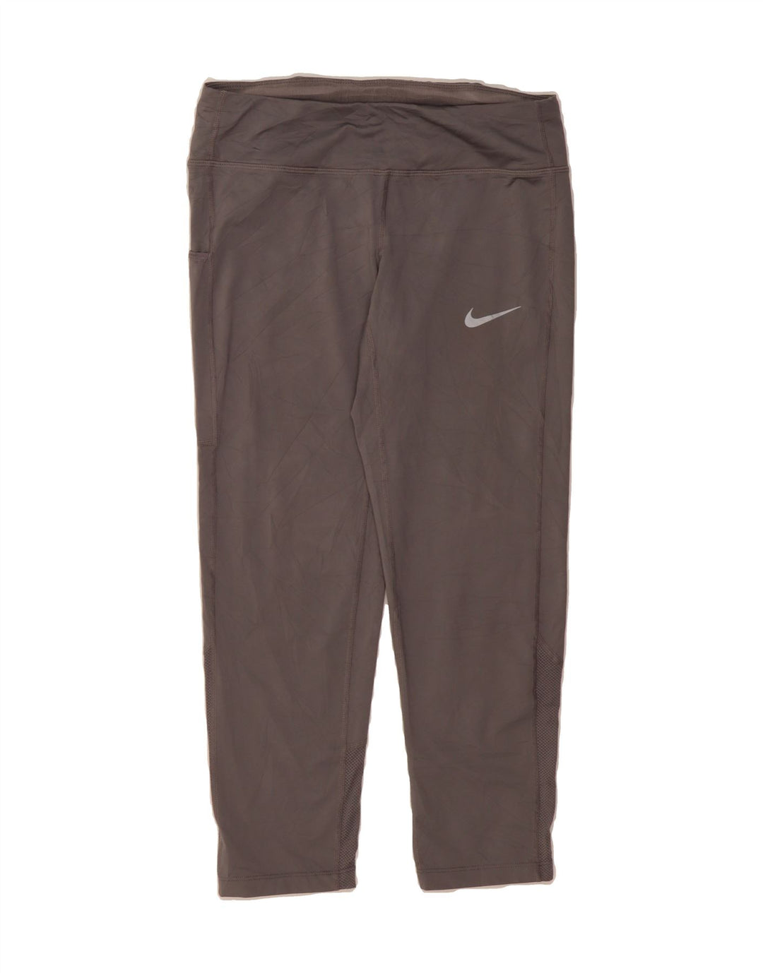 NIKE Womens Dri Fit Capri Leggings UK 8 Small  Grey Polyester Vintage Nike and Second-Hand Nike from Messina Hembry 