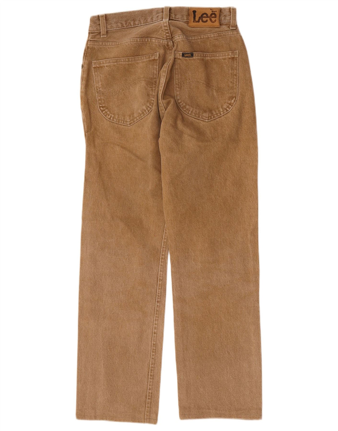 Jeans dritti da donna Lee W29 L28 cotone beige