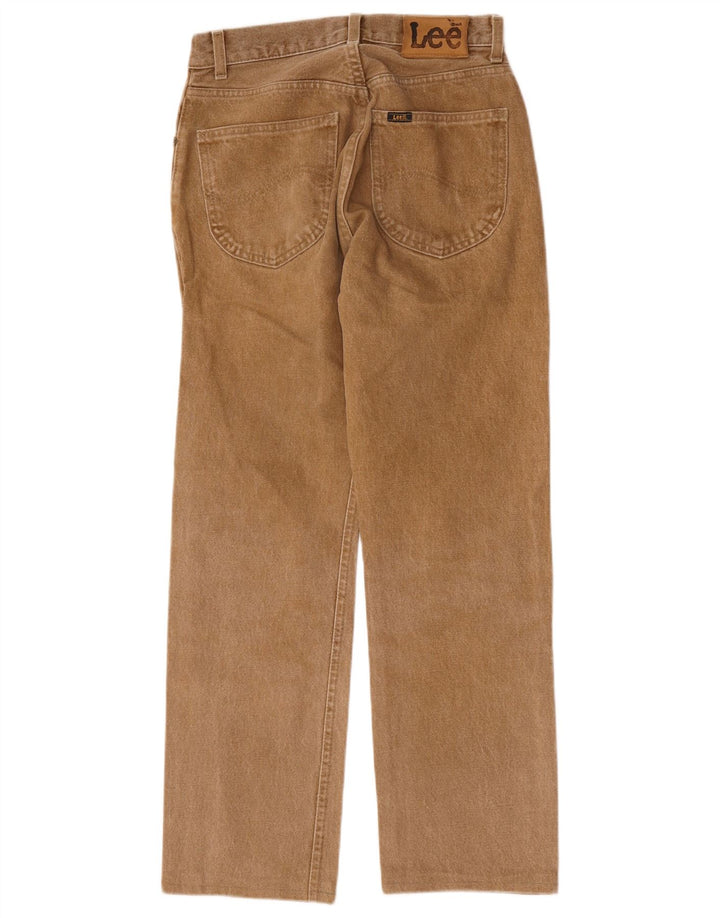 Jeans dritti da donna Lee W29 L28 cotone beige
