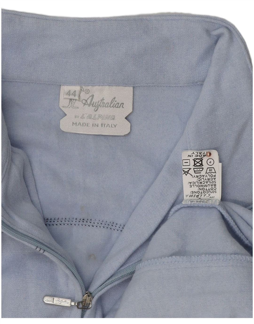 AUSTRALIAN L'ALPINA Giacca da tuta da donna IT 44 Blu medio a righe