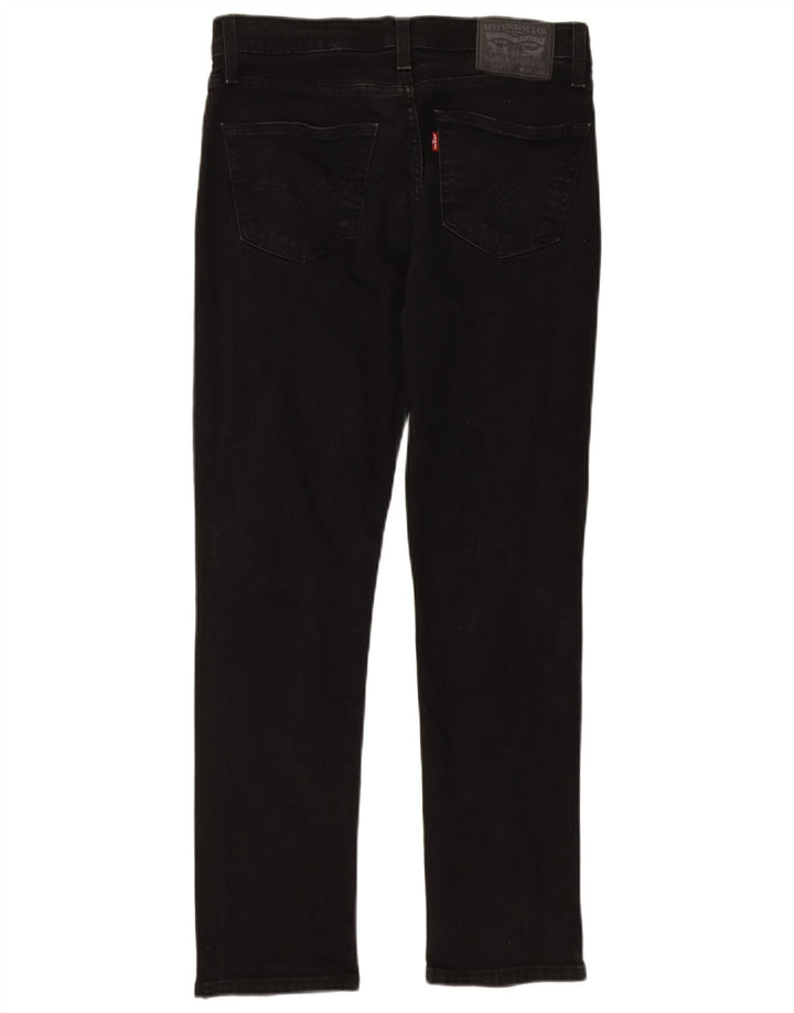 LEVI'S Mens Slim Jeans W32 L32 Black Cotton