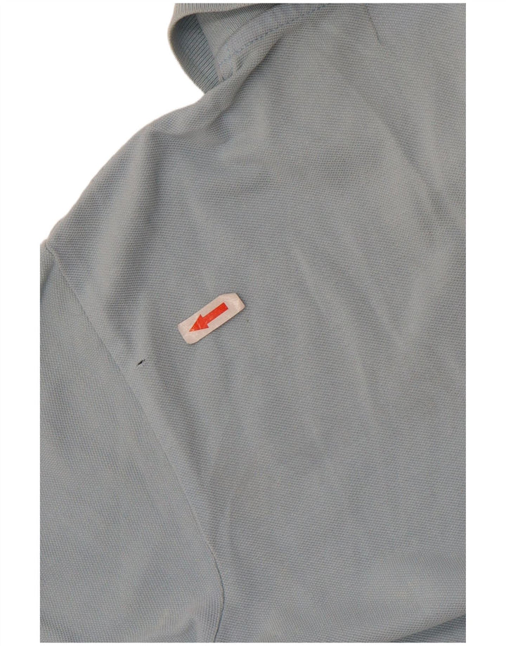Polo Kappa da donna UK 12 blu medio in cotone