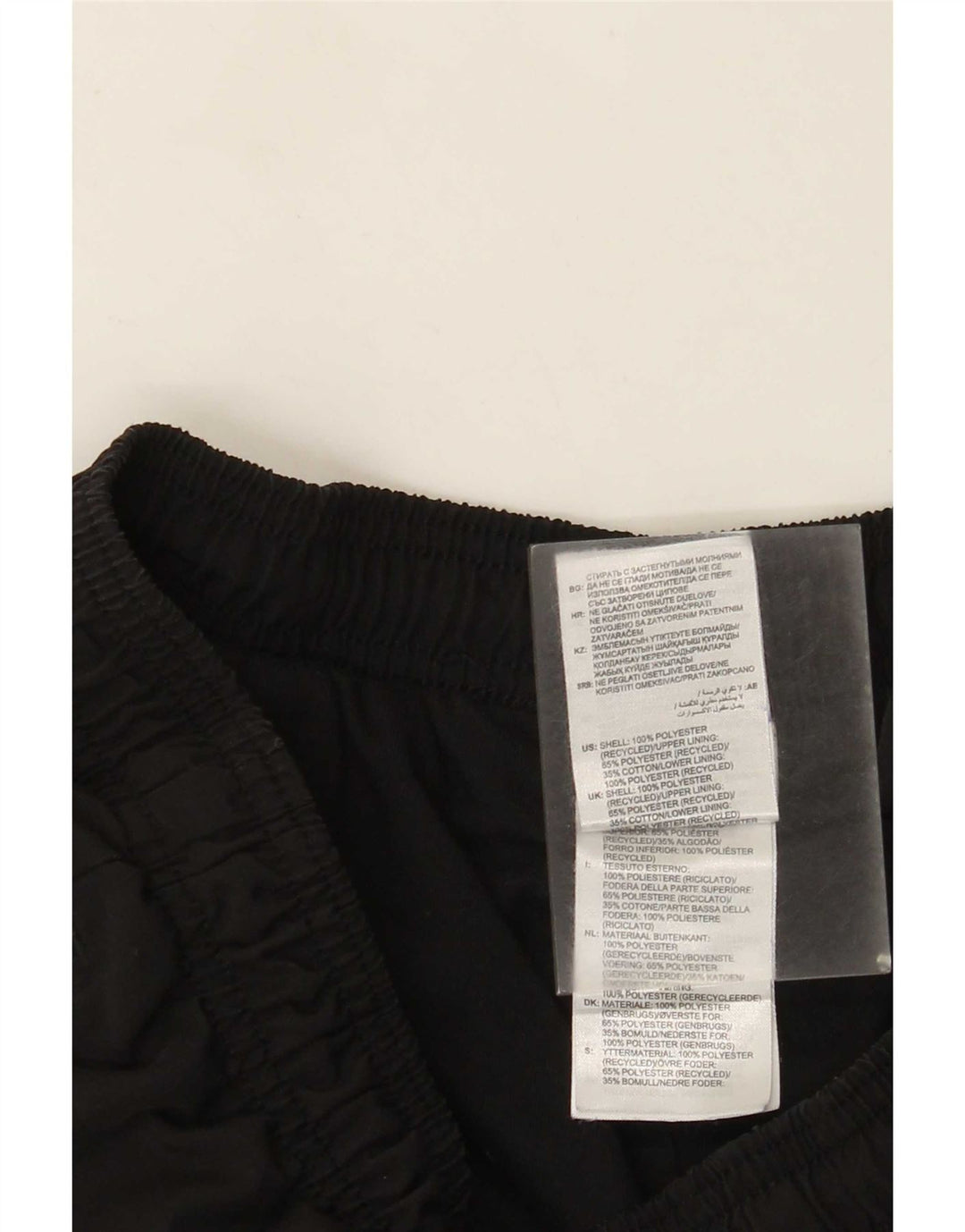 Pantaloni da tuta da uomo Adidas Joggers grandi in poliestere nero